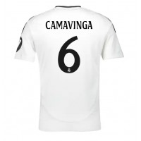 Camiseta Real Madrid Eduardo Camavinga #6 Primera Equipación 2024-25 manga corta